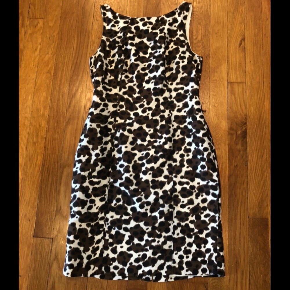 Ann Taylor Petite animal print dress